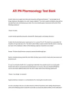ATI PN Pharmacology Test Bank &ndash; Practical Nursing Pharmacology Practice Questions&comma; Exam Review & Study Guide