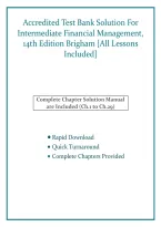 Accredited Test Bank Solutions for Intermediate Financial Management 14th Edition by Brigham &ndash; Complete Questions&comma; Answers & Solutions 2025&sol;2026