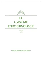 UAskMe ENDOCRINOLOGIE - Klinisch eindexamen &lpar;2021GENGE3&rpar; - Samenvatting