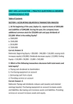 MGT 6201 ACCOUNTING &vert; PRACTICE QUESTIONS & ANSWERS&NewLine;COMPREHENSIVE PREP&NewLine;