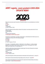 ARRT Registry Exam Questions and Answers &ndash; Complete ARRT Registry Practice Test&comma; Radiography Exam Prep&comma; Study Guide & Review 2026&sol;2027