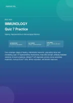 BIOL 3201 Immunology Quiz 7 &ndash; Healing&comma; Hypersensitivity & Memory &vert; 60 Questions