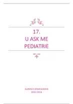 UAskMe PEDIATRIE - Klinisch eindexamen &lpar;2021GENGE3&rpar; - Samenvatting