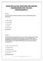 NCIDQ IDPX &vert;ACTUAL QUESTIONS AND VERIFIED ANSWERS&vert;BRAND NEW 2026-2027 UPDATE&vert;GRADED A&plus;