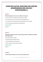 NCIDQ IDPX  PACKAGE &vert;QUESTIONS AND ANSWERS&vert;BRAND NEW 2026-2027 UPDATE