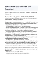 EDPNA Exam 2023 Technical and Procedural 2026&sol;2027 &vert; Study Guide & Exam Prep