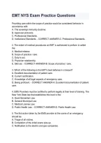 EMT NYS Exam Practice Questions 2026&sol;2027 &vert; New York EMT Exam Prep & Study Guide