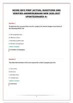 NCIDQ IDFX PREP &vert;ACTUAL QUESTIONS AND VERIFIED ANSWERS&vert;BRAND NEW 2026-2027 UPDATE&vert;GRADED A&plus;