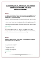 NCIDQ IDFX &vert;ACTUAL QUESTIONS AND VERIFIED ANSWERS&vert;BRAND NEW 2026-2027 UPDATE&vert;GRADED A&plus;