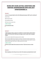 NCIDQ IDFX EXAM PACKAGE &vert;QUESTIONS AND ANSWERS&vert;BRAND NEW 2026-2027 UPDATE
