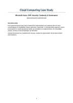 Case Study Cloud Computing &vert; Microsoft Azure SAP &vert; NTI &vert; 2026&sol;2027