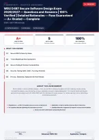 WGU D487 Secure Software Design Exam 2026&sol;2027 &ndash; Questions and Answers &vert; 100&percnt; Verified &vert; Detailed Rationales &ndash; Pass Guaranteed &ndash; A&plus; Graded 