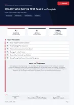  WGU D487 OA Exam Nursing Competency Test Bank 2026&sol;2027 &ndash; Questions and Answers &vert; 100&percnt; Verified &vert; Detailed Rationales &ndash; Pass Guaranteed &ndash; A&plus; Graded