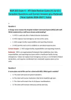 NUR 265 Exam 4 &ndash; ATI-Style Review Guide &lpar;V1 & V2&rpar; &vert; Complete Questions and Correct Answers plus Rationale &vert; New Update 2026-2027 &vert; Galen