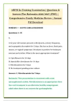 ABFM In-Training Examination&vert; Questions & &NewLine;Answers Plus Rationales 2026&sol;2027 &lpar;PDF&rpar; &vert; &NewLine;Comprehensive Family Medicine Review &vert; Instant &NewLine;Pdf Download