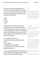 NGN ATI Pharmacology Proctored Exam 2025 &ndash; Study Guide&comma; Practice Questions&comma; Clinical Judgment & Exam Review