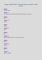 Chapter 5 NRHP 100 MSU &vert; UPDATED Questions with 100&percnt; Verified&NewLine;Answers