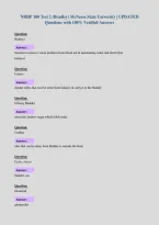 NRHP 100 Test 2 &lpar;Bradley&rpar; McNeese State University &vert; UPDATED&NewLine;Questions with 100&percnt; Verified Answers