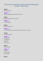 NU551 Unit 10 exam Purdue University Global &vert; UPDATED Questions&NewLine;with 100&percnt; Verified Answers
