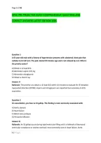 APEA PRE-PREDICTOR EXAM COMPREHENSIVE QUESTIONS AND &NewLine;CORRECT ANSWERS LATEST EDITION 2026