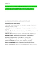 NLN NEX &lpar;NURSING ENTRANCE EXAM&rpar; 2026 QUESTIONS WITH &NewLine;VERIFIED QUESTIONS DETAILED RATIONALES GRADED A&plus;