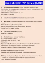 Sarah Michelle FNP Review &lpar;AANP&rpar;  EXAM QUESTIONS AND ALL CORRECT ANSWERS 100 SOLVED AND GUARANTEED SUCCESS&excl;&excl;