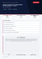 WGU D487 Secure Software Design Exam 2026&sol;2027 &ndash; Questions and Answers &vert; 100&percnt; Verified &vert; Detailed Rationales &ndash; Pass Guaranteed &ndash; A&plus; Graded