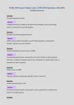NURS 3554 Exam 4 Study Guide &vert; UPDATED Questions with 100&percnt;&NewLine;Verified Answers