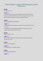 NURS 3554 Module 2 Assessment &vert; UPDATED Questions with 100&percnt;&NewLine;Verified Answers