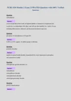 NURS 3554 Module 2 Exam &vert; UPDATED Questions with 100&percnt; Verified&NewLine;Answers