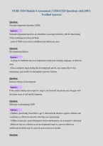 NURS 3554 Module 4 Assessment &vert; UPDATED Questions with 100&percnt;&NewLine;Verified Answers