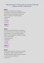 NURS 3554&period; Exam 2 &lpar;ATI&rpar; University of Connecticut &vert; UPDATED&NewLine;Questions with 100&percnt; Verified Answers&NewLine;