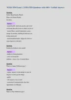 NURS 3554 Exam 1 &vert; UPDATED Questions with 100&percnt; Verified Answers&NewLine;