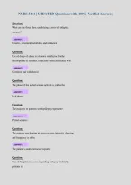NURS 5461 &vert; UPDATED Questions with 100&percnt; Verified Answers&NewLine;