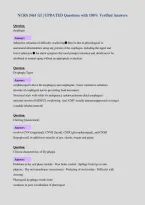 Package Deal FOR NURS 5461 EXAMS with  UPDATED Questions and 100&percnt; Verified Answers