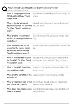 AWS Cloud Practitioner CLF-C02 Exam Content Overview 2026 &sol; Score 100&percnt; &sol; Study Guide