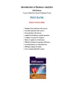 Test Bank - Introduction to Business Analytics&comma; 2026 Release Richardson