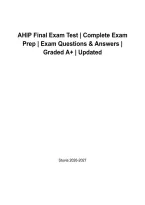 AHIP Final Exam Test Questions &vert; Practice Questions & Verified Answers &vert; Medicare Certification Exam Prep 2026&ndash;2027&NewLine;