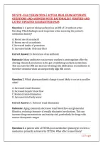 NU 578 - Unit 2 EXAM 2026 &vert; ACTUAL REAL EXAM ACCURATE QUESTIONS AND ANSWERS WITH RATIONALES &vert; VERIFIED AND LATEST UPDATED &vert;GUARANTEED PASS