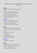 PCB 3023 UCF Exam 3 &vert; UPDATED Questions with 100&percnt; Verified&NewLine;Answers
