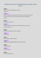 PCB 3023&colon; Sotero Exam 3 &vert; UPDATED Questions with 100&percnt; Verified&NewLine;Answers&NewLine;