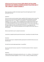 CSLB Concrete C8 License Practice &vert;2026 UPDATE &vert;ACTUAL EXAM QUESTIONS AND VERIFIED ANSWERS&sol;ACCURATE SOLUTIONS &vert;GET IT 100&percnt; CORRECT&excl;&excl; ALREADY GRADED A&plus;&NewLine;