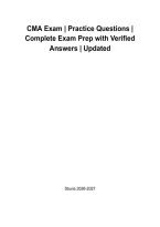 CMA Exam &vert; Certified Management Accountant Practice Questions & Answers &vert; Complete Exam Prep 2026-2027