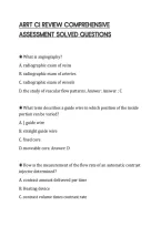 ARRT CI REVIEW COMPREHENSIVE ASSESSMENT SOLVED QUESTIONS&period;pdf&NewLine;&NewLine;