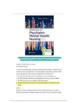 Essentials of Psychiatric Mental Health Nursing 8th Edition Testbank&NewLine;