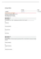 HSMF 601 Quiz 1 &ndash; Foundational Considerations and Evolution of Family Therapy &vert; 20 Questions and Correct Answers &vert; 2026&sol;2027 Updated &vert; Liberty University