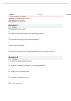 HSMF 601 Quiz &ndash; Fundamental Techniques and Concepts &vert; 20 Questions & Correct Answers &vert; 2026&sol;2027 Updated &vert; Liberty University