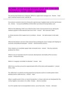 SCMN 3710 Final Exam and All Correct Answers 2026-2027 Updated&period;