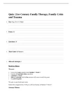 HSMF 601 Quiz 1&ndash;6 Complete Bundle &vert; Full Questions & Correct Answers &vert; 2026&sol;2027 Updated &vert; 100&percnt; Correct &vert; Liberty University