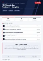 NR 574 Acute Care Practicum Final Guide 2026&sol;2027 &ndash; Questions and Answers &vert; 100&percnt; Verified &vert; Detailed Rationales &ndash; Pass Guaranteed &ndash; A&plus; Graded